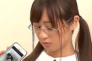 The young teacher was solicited by the female student